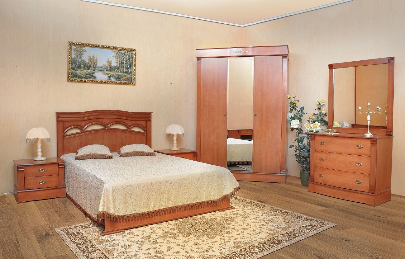 Спальня Чайка 16  купить можно по модулям Тамбовской фабрики